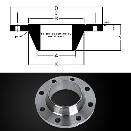 ASME B16.47 Class 300 Series B Welding Neck Flanges